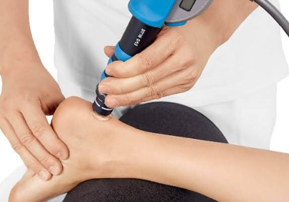 Shockwave therapy treatment for Achilles tendinopathy at Physio Tullamore