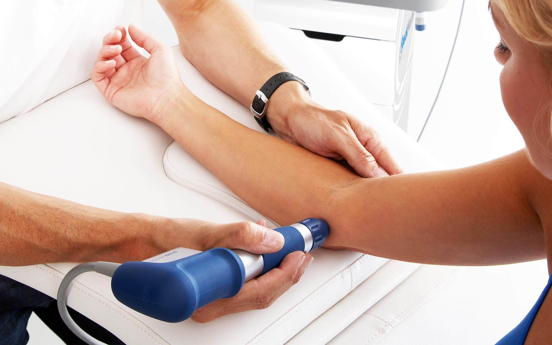 Shockwave therapy for tennis elbow at Physio Tullamore